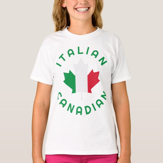 Canadian Italian Roots T-Shirt (Front)