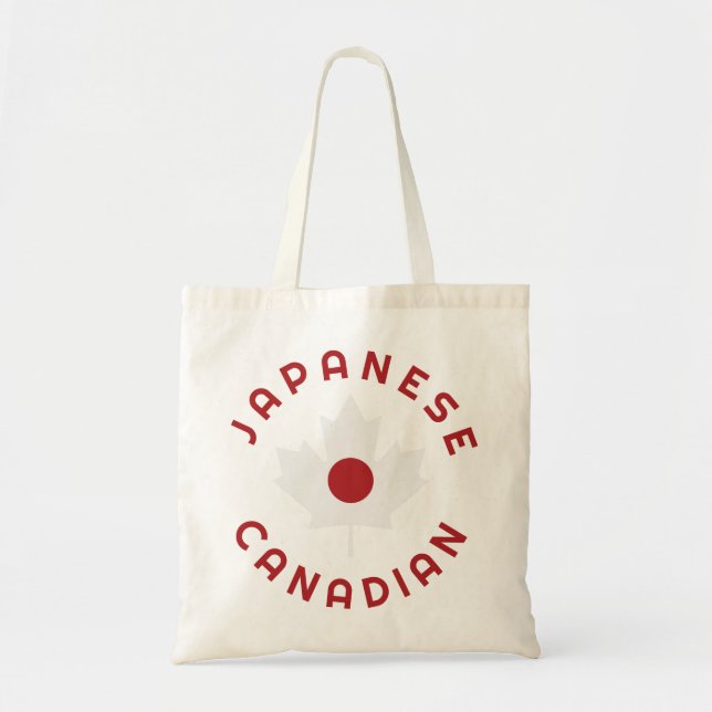 Canadian Japanese Roots  Tote Bag (Front)