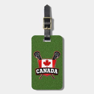 Canadian Lacrosse Luggage Tag Template