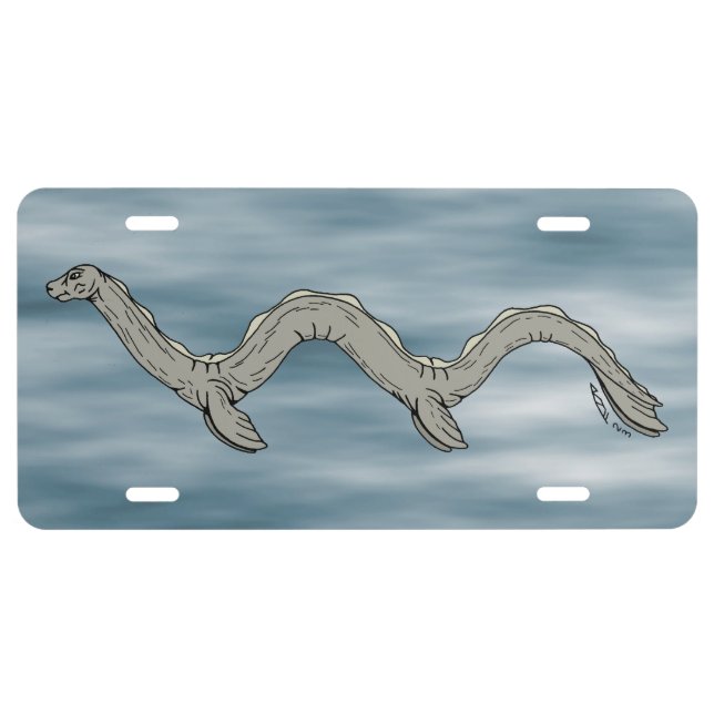 Canadian Lake Monster License Plate (Front)
