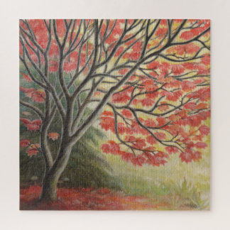 Canadian Landscape Art Puzzles - Autumn Maple