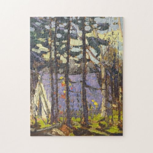Canadian Landscape _ Artists Camp By Tom Thomson Jigsaw Puzzle