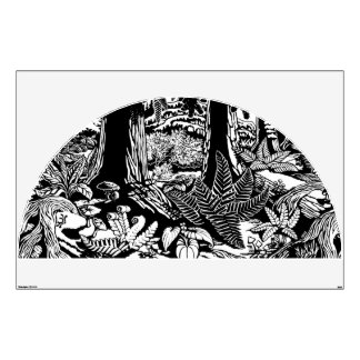 Canadian Landscape Forest Wall Decal 