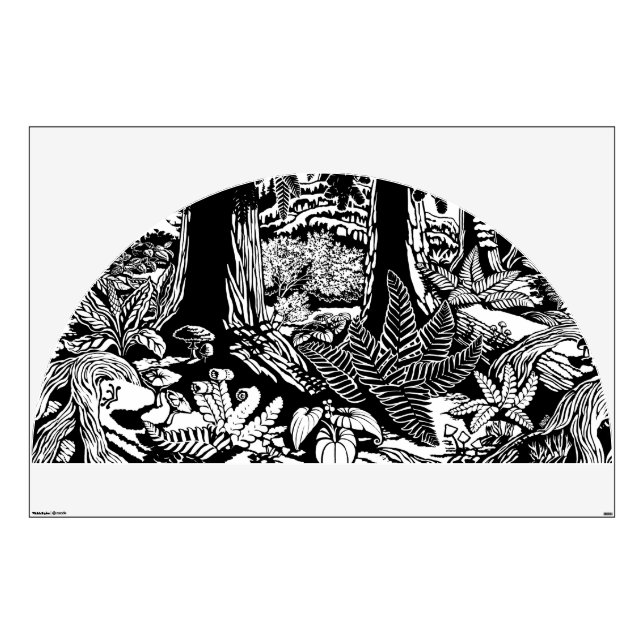 Canadian Landscape Forest Wall Decal  (Front)