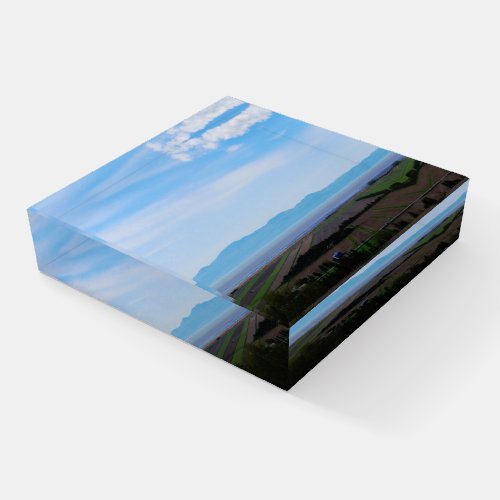 Canadian Landscape from the Bas_Saint_Laurent Paperweight