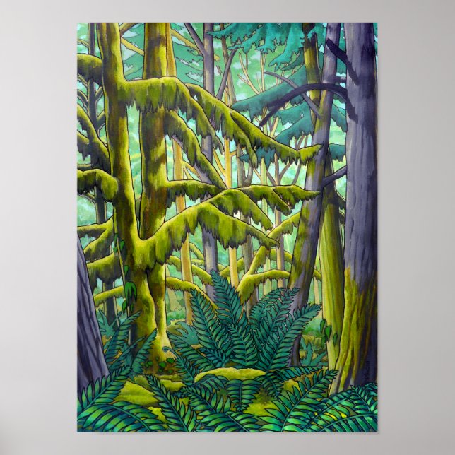 Canadian Landscape Painting Poster by Kim Hunter (Front)