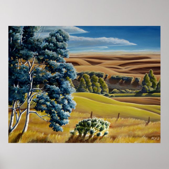 Canadian Landscape Painting Posters & Prints Small (Front)