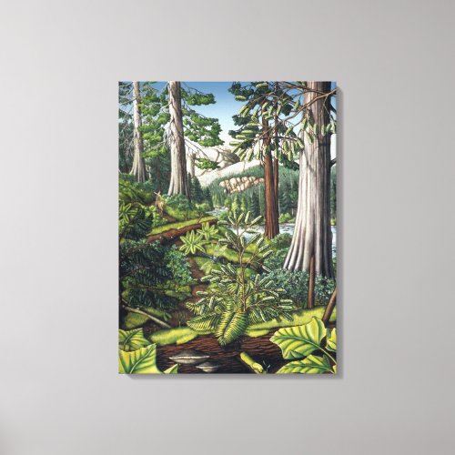 Canadian Landscape Painting Print Canvas