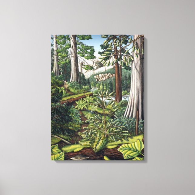 Canadian Landscape Painting Print Canvas (Front)