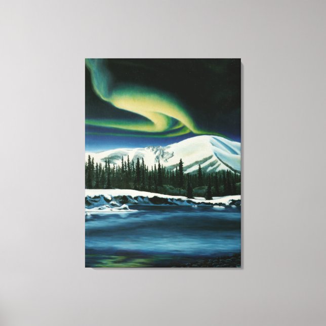 Canadian Landscape Painting Print Canvas Large (Front)