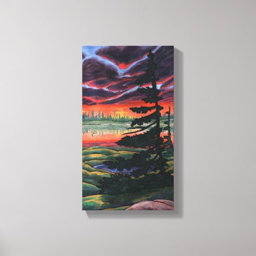 Canadian Landscape Painting Print Canvas Small