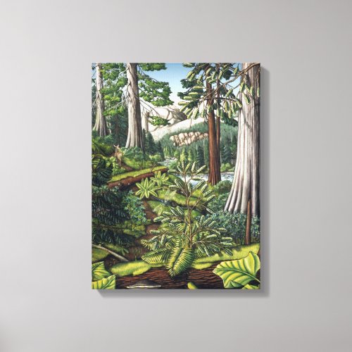 Canadian Landscape Painting Print Canvas Small