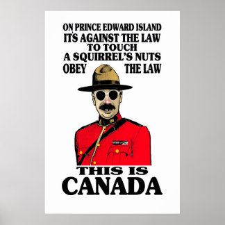 Canadian law poster