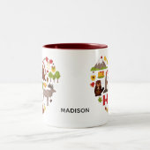 Canadian Love custom name mugs (Center)
