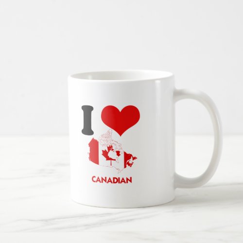 CANADIAN MAP COFFEE MUG
