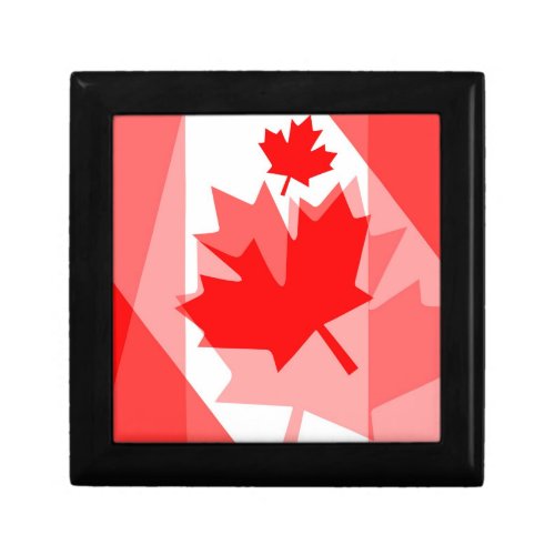 Canadian Maple Leaf all over Style CANADA Gift Box