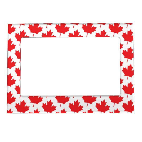 Canadian Maple Leaf Canada Day National Symbol Magnetic Picture Frame ...