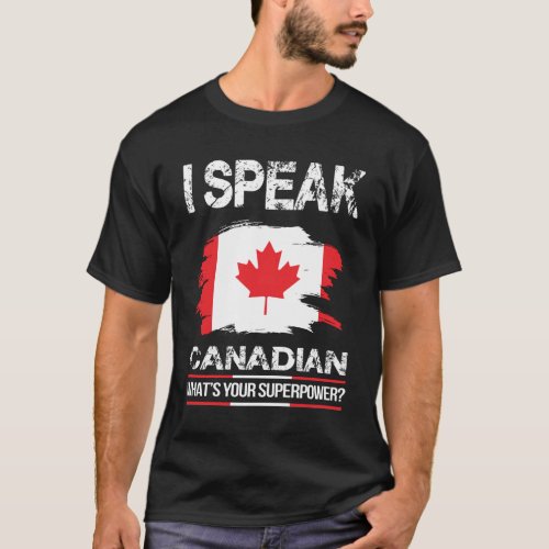 Canadian Maple Leaf Canada Flag Canadians T_Shirt