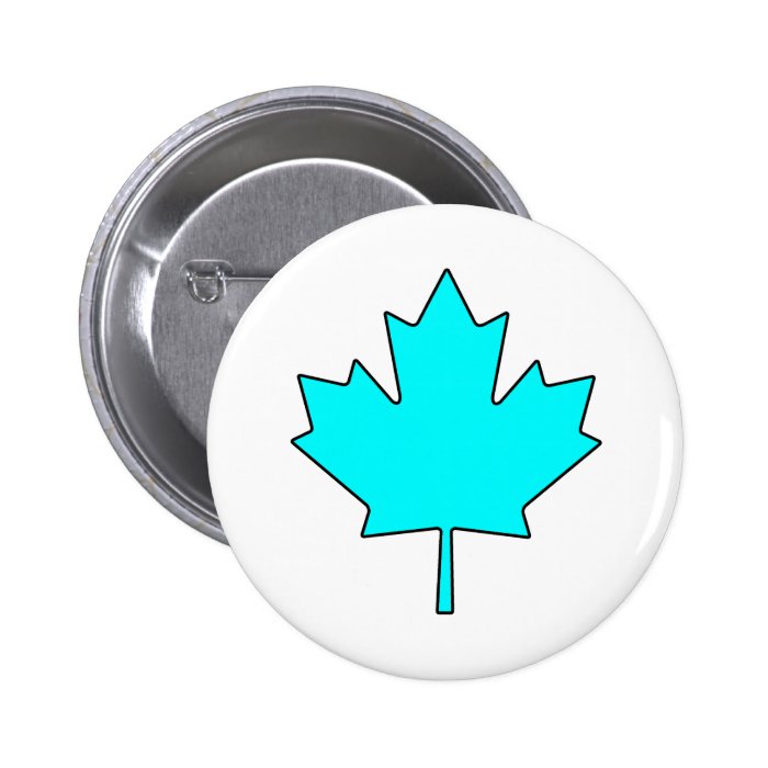 Canadian Maple Leaf Canada National Symbol Pinback Buttons