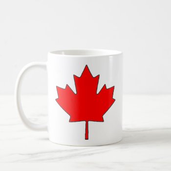 Canadian Maple Leaf Coffee Mug by StillImages at Zazzle