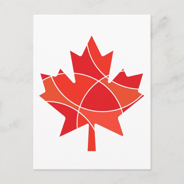 Canadian Maple leaf design Postcard (Front)