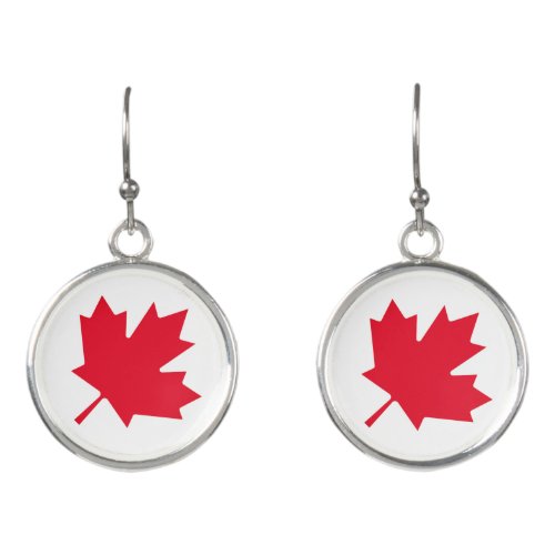 Canadian Maple Leaf Earrings