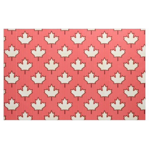 Canadian Maple Leaf Fabric