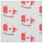 Canadian Maple Leaf Fabric – Red Maple Pattern 