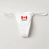 Personalised Thong -  Canada