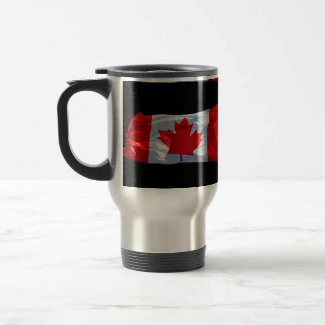 Canadian Maple Leaf Flag Patriotic Mug (Left)