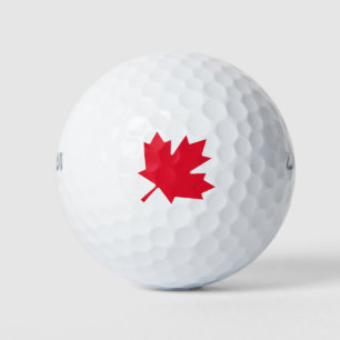 Canadian Maple Leaf Golf Balls