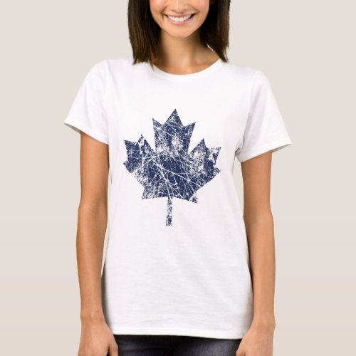 Canadian Maple Leaf Grunge Style CANADA T_Shirt