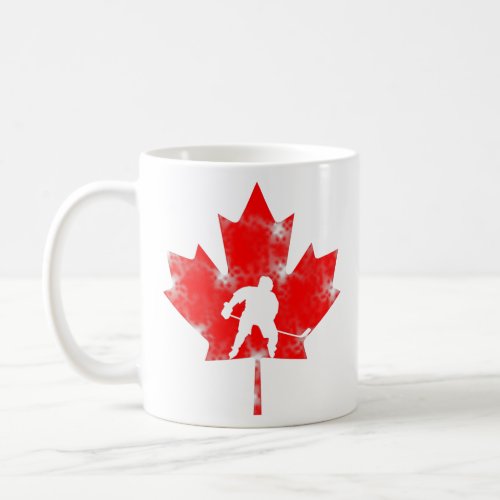 Canadian Maple Leaf Hockey  for Canada Day Gift Coffee Mug