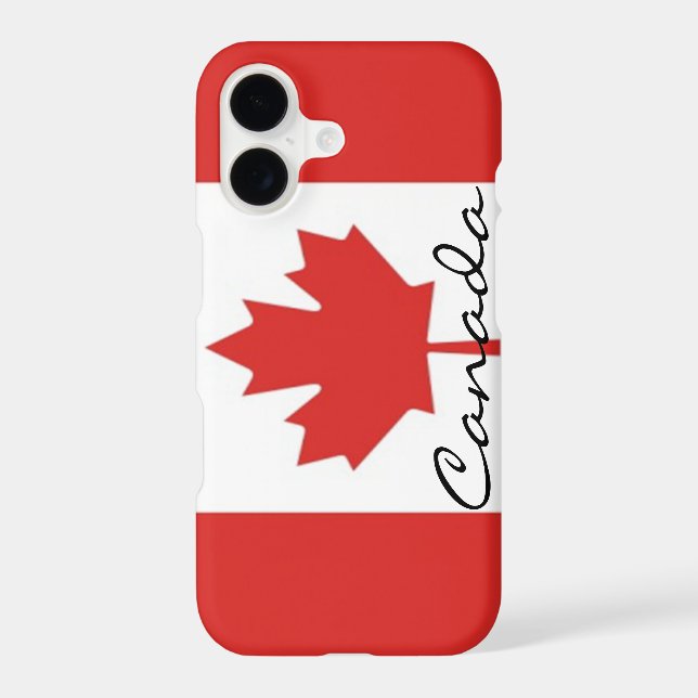 Canadian Maple Leaf Iphone Case (Back)