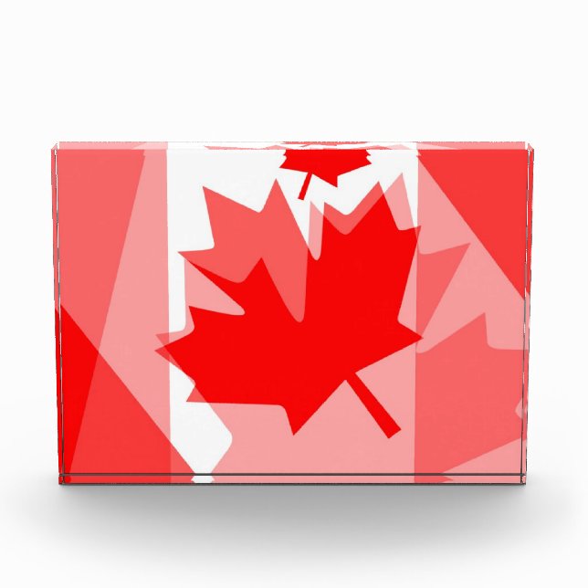 Canadian Maple Leaf Layered Style CANADA Award (Front)