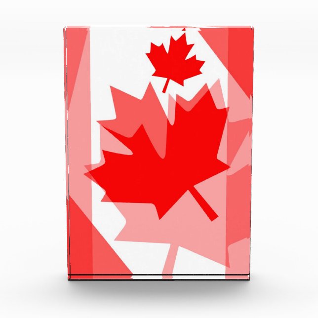 Canadian Maple Leaf Layered Style CANADA Award (Front)