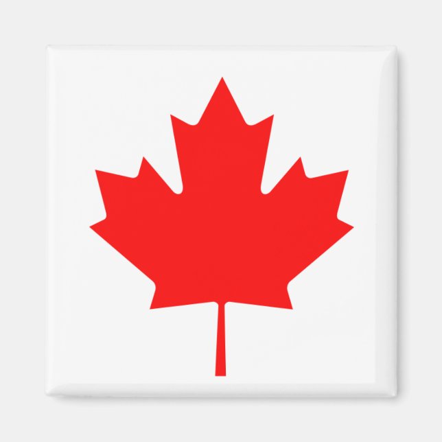 Canadian Maple Leaf Magnet (Front)