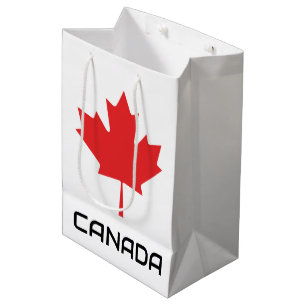 Canadian Maple Leaf – Medium Canada-Themed Party Medium Gift Bag