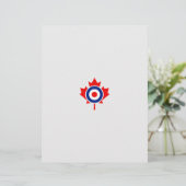 Canadian Maple Leaf Roundel Mod Badge (Standing Front)