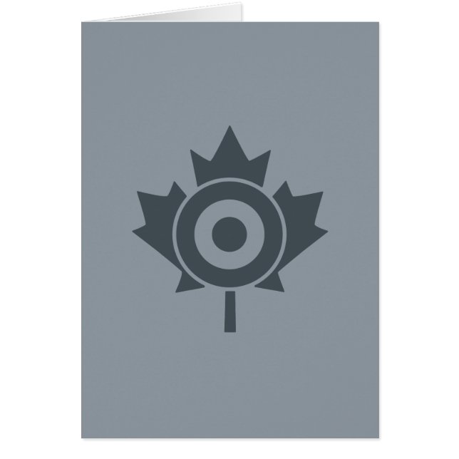 Canadian Maple Leaf Roundel Mod CANADA Cards (Front)