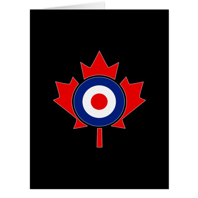 Canadian Maple Leaf Roundel Mod CANADA Cards (Front)