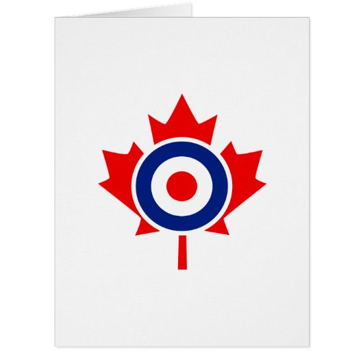 Canadian Maple Leaf Roundel Mod CANADA Cards (Front)