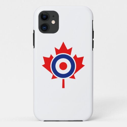 Canadian Maple Leaf Roundel Mod CANADA iPhone 11 Case