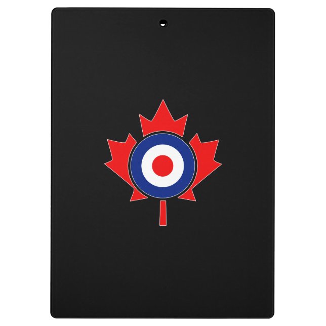 Canadian Maple Leaf Roundel Mod CANADA Clipboard (Back)
