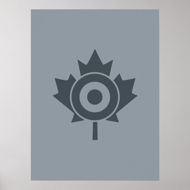 Canadian Maple Leaf Roundel Mod CANADA Poster (Front)