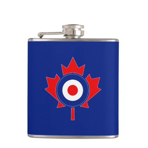 Canadian Maple Leaf Roundel Mod Flask