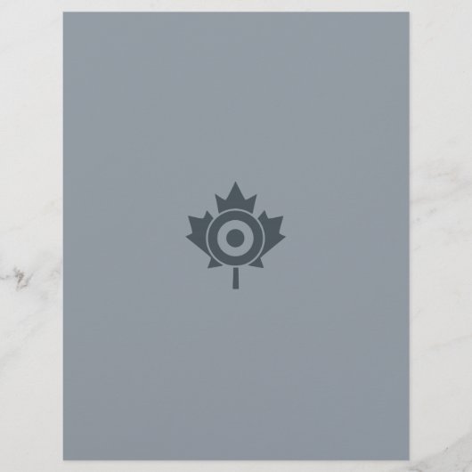 Canadian Maple Leaf Roundel Mod Graphic (Front)