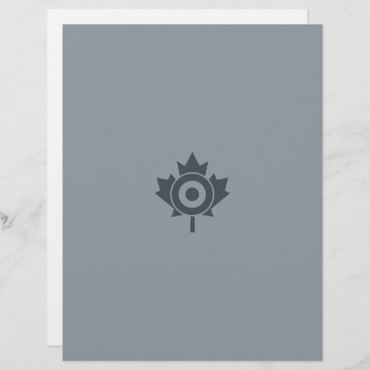 Canadian Maple Leaf Roundel Mod Graphic (Front/Back)