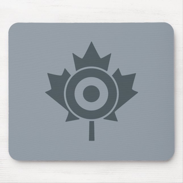 Canadian Maple Leaf Roundel Mod Tag Mouse Pad (Front)