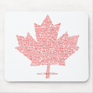 Canadian Maple Leaf Style Mouse Pad